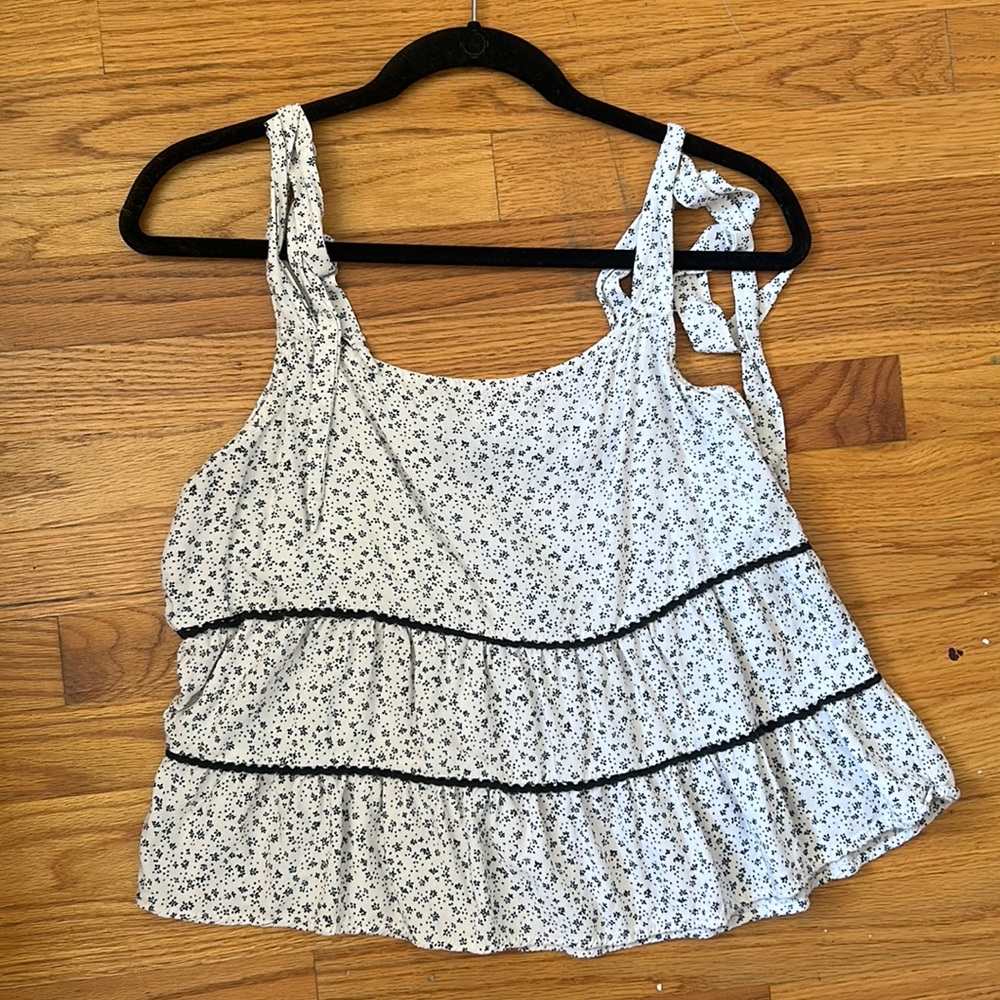 Bobeau Strap Summer Top (L)